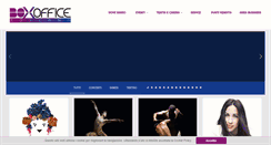 Desktop Screenshot of boxofficetoscana.it